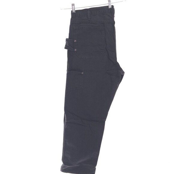 Dickies Carpenter Relaxed Fit Sanded Duck Mens 40x32 Rinsed Black Canvas Jeans N - Picture 5 of 12